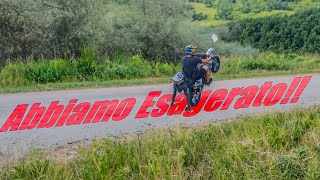 DOUBLE HANDSCRAPE IN DOPPIO🤯🔥  Impennate E Polizia Per Le Vie Del Centro👮🏻‍♂️ [upl. by Yaja]