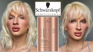 Bleaching My Hair Schwarzkopf Blondme [upl. by Seravat]