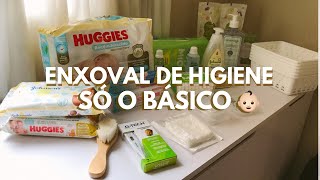 ENXOVAL DE HIGIENE DO BEBÊ  SÓ O BÁSICO MINIMALISTA E ECONÔMICO  QUANTO GASTEI [upl. by Nitsreik649]