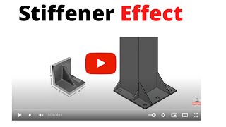 Stiffener Effect on Base Plate  Understand Load Distribution [upl. by Lissa]