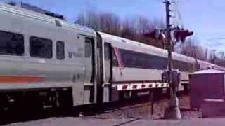 NJ Transit ALP46 4624 at Oceanport NJ [upl. by Yenruogis]