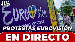 EN DIRECTO EUROVISIÓN PROTESTAS PROPALESTINAS CONTRA EL FESTIVAL e ISRAEL [upl. by Reuben]