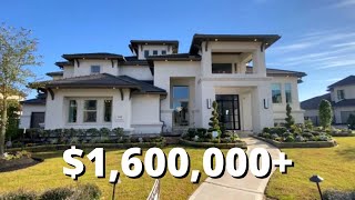 CUSTOM LUXURY MODEL HOME IN THE BRIDGELAND COMMUNITY  Cypress TX  Bridgeland  1600000 [upl. by Ericka183]