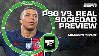 PREVIEWING PSG vs Real Sociedad 🔮 Jan Aage Fjortoft feels CONFIDENT in Real Sociedad 😤  ESPN FC [upl. by Neliak283]