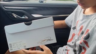 Basketball shoes unboxing getting ready for tryouts nike nikebasketball lebronjames [upl. by Adnilav153]