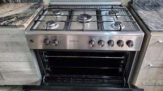 How to Operate a Maxi Gas Cooker  Oven  the Easy Way [upl. by Aremat246]