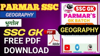 Geography notes by PARMAR SSC FREE PDF download parmar ssc geography notes PDF parmar ssc PDF [upl. by Oninrutas]