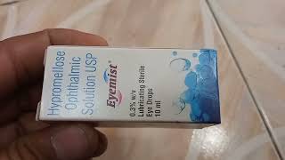 Eyemist Eye Drops  Hypromellose Ophthalmic Solution  Eyemist Eye Drops uses Benefit Review Hindi [upl. by Torin]