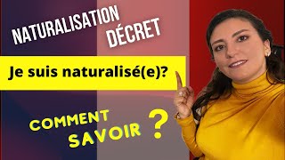 Trouver votre nom au JO  Naturalisation par décret Important [upl. by Dnalro541]