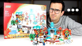 LEGO ICE FESTIVAL REVIEW  LEGO 80109 Chinese New Year Set [upl. by Hanah73]