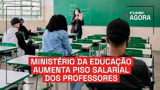 Piso salarial dos professores governo aumenta valor para 2023 [upl. by Komsa637]