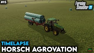 Baling grass silage bale collection amp silage bale sales  FS22 Timelapse Horsch AgroVation  15 [upl. by Aniz208]