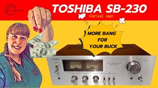 Toshiba SB230 – Good value compact vintage amplifier [upl. by Elyse]