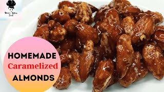 How To Make Caramelized Almonds  Candied Almonds Recipe [upl. by Ellen]