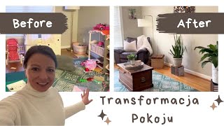 TRANSFORMACJA POKOJU I ŻYCIE W USA😊 polacy usa vlog makeover [upl. by Kliber]