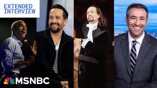 Dems eye ‘power’ of Obama Lin Manuel Miranda on Hamilton in DC lessons amp hip hop with Ari Melber [upl. by Adelaja]