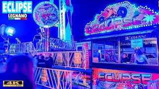 ECLIPSE Ride  Giostre 2024 🇮🇹 Legnano Lunapark 4K [upl. by Rawlinson]