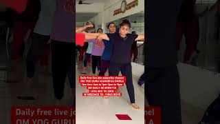 OM YOGA AEROBICS  LOSS WEIGHT 5KG TO 25KG  REMOVE BELLY FAT AT HOME  OM YOG GURU MANUBHAI DHOLA [upl. by Acirred]