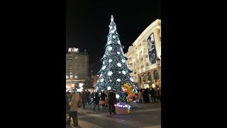 Atmosfer Festive në Shkupin 2018  Gëzuar Festat [upl. by Ttemme]