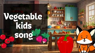 Vegetable Song  Songs for kids  The Singing Walrus l Veggie Dance  vegatablekids usakids [upl. by Olag]