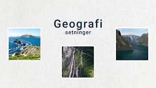 Tema Geografi A2 Setninger [upl. by Senilec]