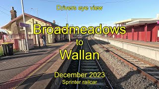 Drivers eye view Broadmeadows to Wallan Dec 2023 [upl. by Meridith609]