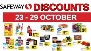 SAFEWAY DISCOUNTS BETWEEN 2329 OCTOBER  UNBEATABLE OFFERS  FIND OUT NOW [upl. by Hajile]