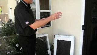 Mobile Screen Service Sliding Screen Door Options2 of 2 [upl. by Esojnauj]