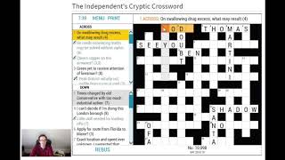 Advanced Cryptic Crossword Solving Devious Clues 101 [upl. by Odarnoc]