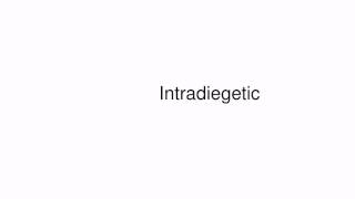 How to pronounce Intradiegetic [upl. by Ynad]