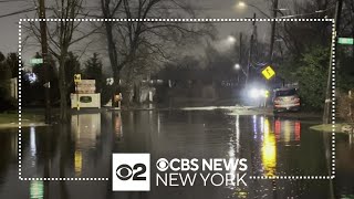 Floodprone areas of Queens filled with ponding overnight [upl. by Bibby]