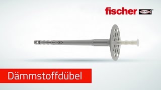 Dämmstoffdübel fischer termoz SVII ecotwist für Isolierplatten [upl. by Lud]