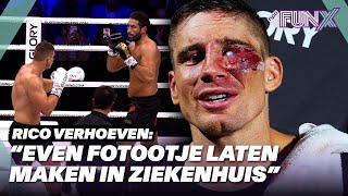 RICO VERHOEVEN na gevecht JAMAL BEN SADDIK  GLORY COLLISION 3 [upl. by Ellerahs]