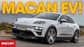 NEW Porsche Macan REVEALED – electric makeover for SUV  What Car [upl. by Cyrillus]