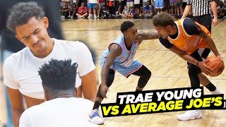 Trae Young EMBARRASSING AVERAGE JOE HOOPERS [upl. by Ellerrehc]