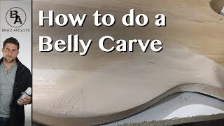 How to add a belly carve to your guitar kit by hand  The Kit Guitar From Solo Music Gear Part 4 [upl. by Idihsar947]