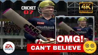 HOW TO CHANGE GAME HIGH RESOLUTION IN EA SPORTS CRICKET 07 2007 cricket ashesseries iccup [upl. by Aleedis127]