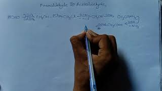 Formaldehyde to Acetaldehyde reactions board2025 [upl. by Pollux]