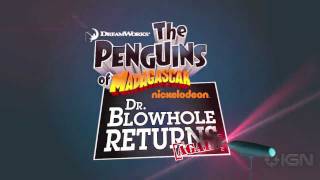 uDraw Penguins of Madagascar Dr Blowhole Returns Again  OFFICIAL TRAILER [upl. by Whitby]