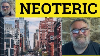 🔵 Neoteric Meaning  Neoteric Examples  Define Neoteric  Formal Vocabulary  Neoteric [upl. by Avah]