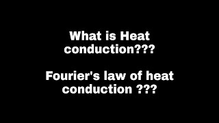 Heat Conduction and Fouriers law in Tamil [upl. by Nibla944]