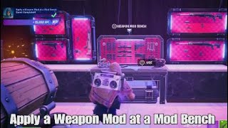 Apply a Weapon Mod at a Mod Bench  Fortnite Kickstart Quest  Chapter 5 Season 1 [upl. by Garin]