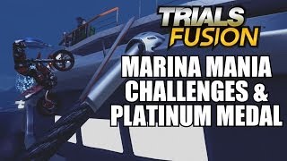 Trials Fusion Marina Mania Abandon Ship Climb Actic Welcome To the Warp Zone 2 Challenges 1080P [upl. by Henleigh]