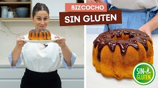 ¡Bizcocho sin Gluten Súper Tierno Esponjoso y Delicioso 🍰 😋 en Horno y Freidora de Aire 🌟 [upl. by Nyroc]