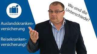 Reisekrankenversicherung oder Auslandskrankenversicherung II Die Unterschiede [upl. by Claudell]