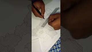 Choropleth map drawgeography practical 😵‍💫😵‍💫viral geography ytshorts vkpracticals shortfeed [upl. by Mariquilla]