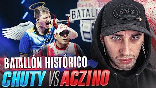 HISTÓRICO 😲 REACCIÓN CHUTY vs ACZINO 🔥 RED BULL BATALLA INTERNACIONAL 🐓 [upl. by Vaughn834]