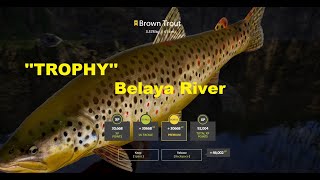 fishmeps TROPHY Belaya River Russian fishing4 [upl. by Adahsar]