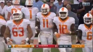 Tennessee Hail Mary vs Georgia 2016  CBS Tennessee and Georgia radio call [upl. by Manas]