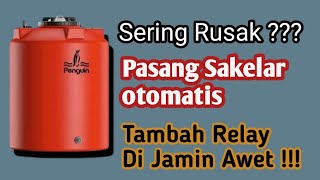 OTOMATIS TANDON AIR dengan RELAY MK2P1 plus MCB [upl. by Ramunni]